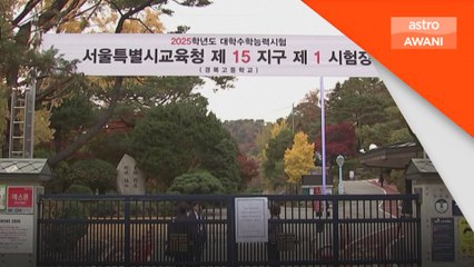 Pelajar Korea Selatan duduki peperiksaan tahunan