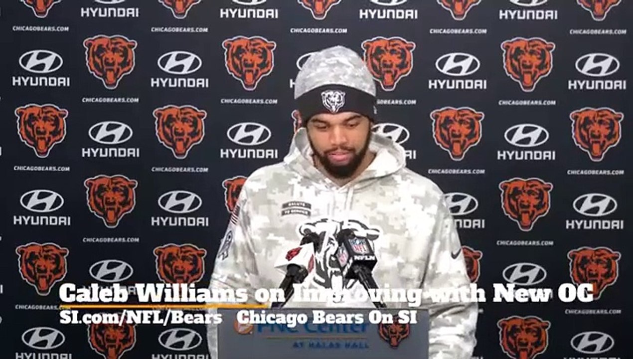 Caleb Williams on Working with a New OC.mp4