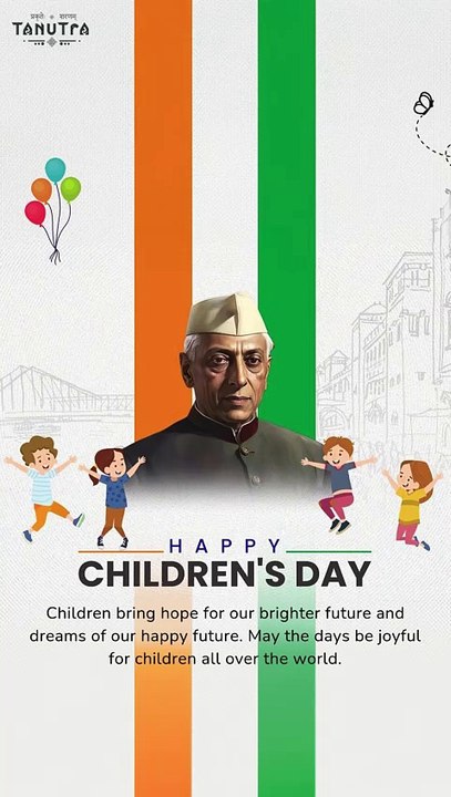 Children bring hope for our brighter future and dreams of our happy future. May their days be joyful for children all over the world