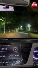 जगतपुरा स्थित आशियाना ग्रीनवुड सोसायटी में नजर आया बघेरा अलसुबह 5:00 बजे