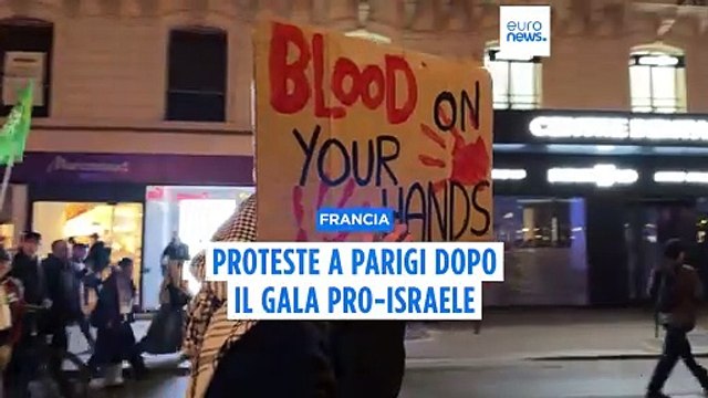 Gala di estrema destra israeliana a Parigi: scoppiano le proteste nella capitale francese