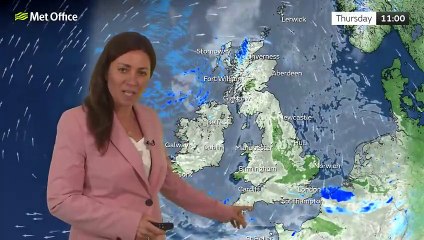 Met Office Thursday Morning Forecast 14/11/24