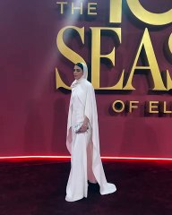 إطلالة يارا النملة في حفل عرض أزياء إيلي صعب بالرياض