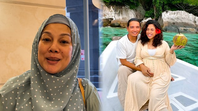 Kelakar! Shiera dah nak jadi nenek, tak tahu cara mandi cucu