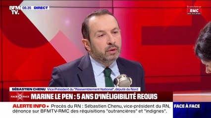 Procès du RN: "Marine Le Pen est combattive", assure Sébastien Chenu