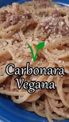 Pasta alla carbonara vegan