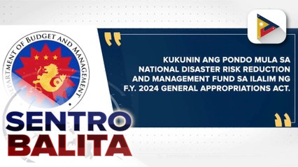 Pagpapalabas ng karagdagang P875-M na pondo para sa Quick Response Fund ng DSWD, aprubado na ng DBM
