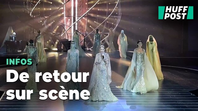 Céline Dion chante à nouveau en public, 4 mois après les JO