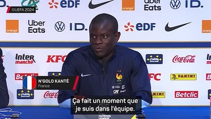 Kanté : "Avec l'âge, ça devient plus facile de communiquer avec tout le monde"