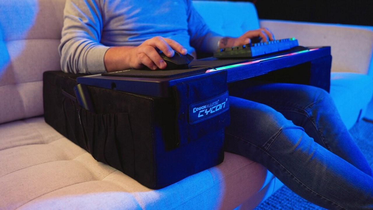 Bequem mit Maus und Tastatur auf dem Sofa spielen: Ein neuer Couchmaster soll es möglich machen