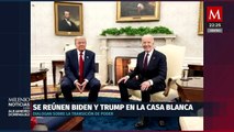 Trump se reúne con Joe Biden en la Casa Blanca para dialogar sobre transición de poder