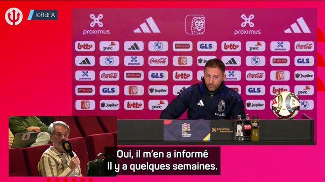 Tedesco ouvert à un retour de Courtois