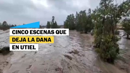 Cinco escenas que deja la dana en Utiel
