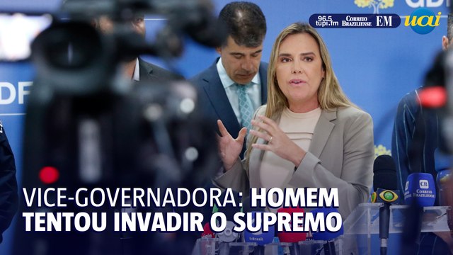 Vice-governadora: homem com explosivos tentou invadir o STF