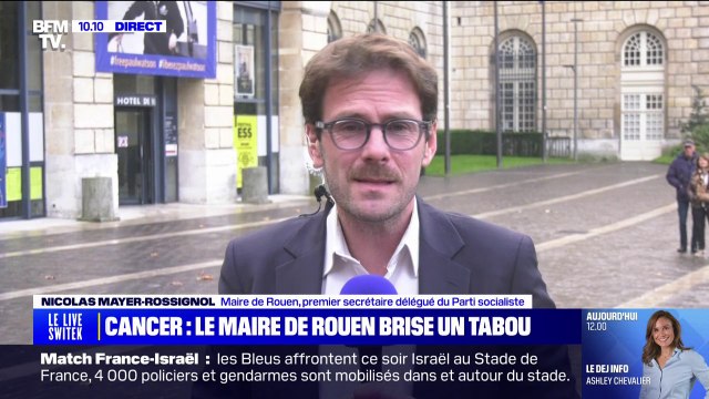 Ça a décuplé mon engagement public : le maire de Rouen, atteint d'un cancer, témoigne sur BFMTV