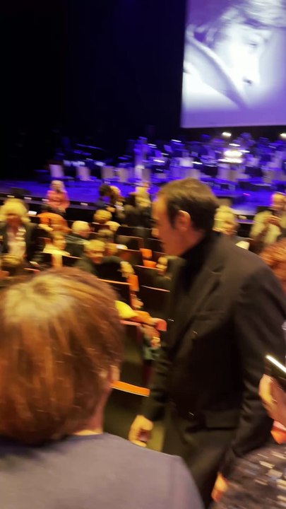 Anthony Delon au ciné-concert symphonique " Alain Delon, le dernier Samouraï " au Palais des Congrès le 8 novembre 2024