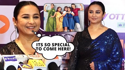 Actress Divya Dutta Is Here At The Red Carpet Of Screenxx Awards 2024