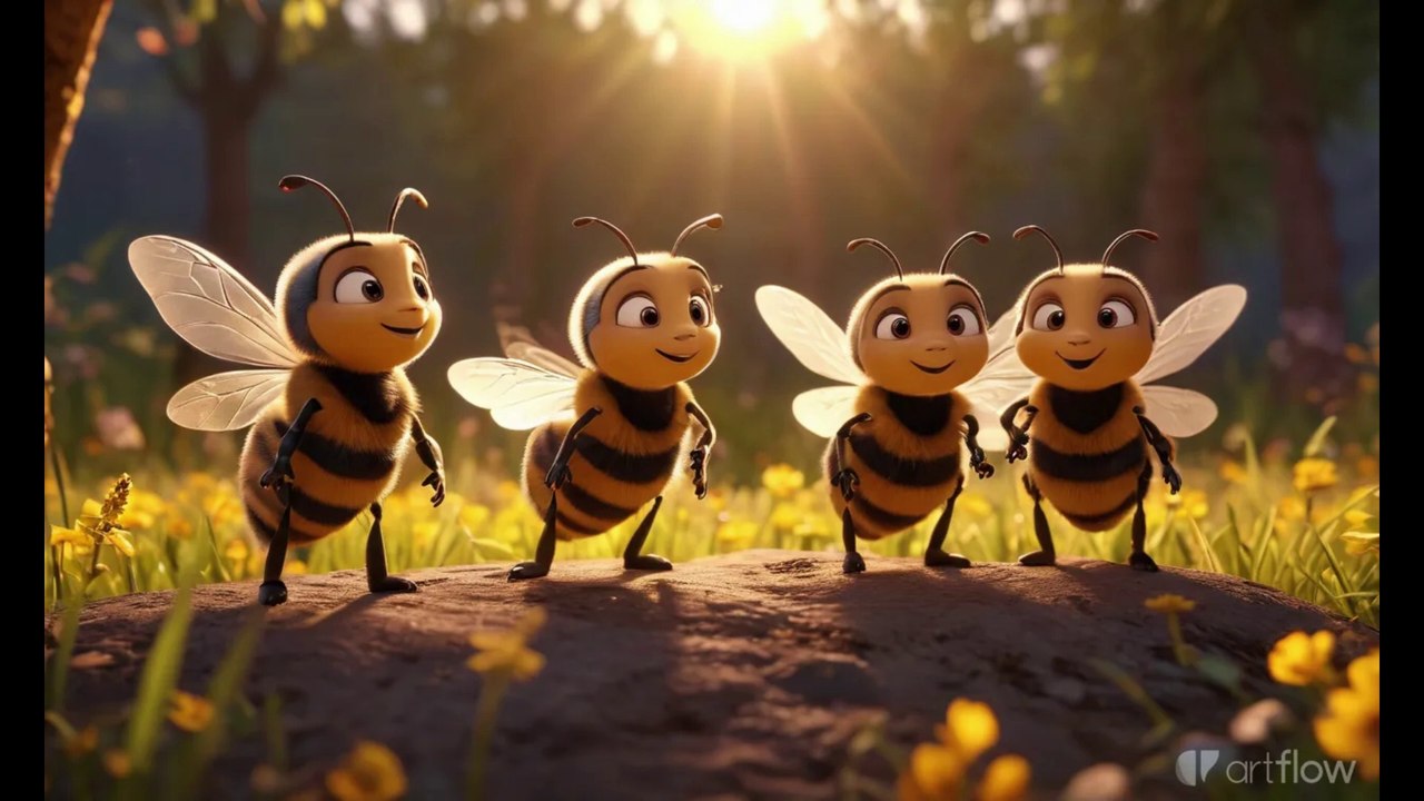 Bal yapan çalışkan arılar | arı şarkısı, arı şarkıları, çocuk video müzikleri, çocuk video şarkıları