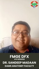 DAMS FMGE DFX 4th Session | Anatomy || Dr. Sandeep Madaan