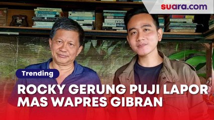 Rocky Gerung Puji Layanan Lapor Mas Wapres Gibran: Sensasional dan Biar Kelihatan Kerja!