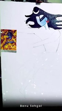 journey through Art | Shiva | Artist | Painting | Artwork | Benu Sehgal