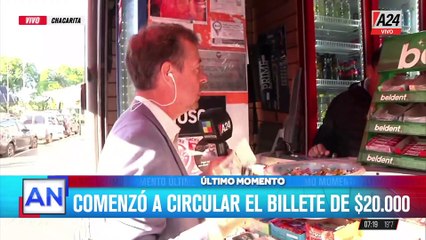 Comenzó a circular el billete de $20.000: lleva la imagen de Juan Bautista Alberdi