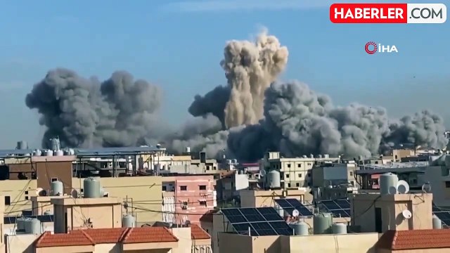 İsrail, Beyrut'un Güneyine Saldırdı