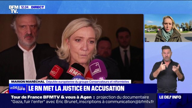 Procès du RN: Ce n'est pas aux juges de décider qui peut se présenter à l'élection présidentielle , estime Marion Maréchal