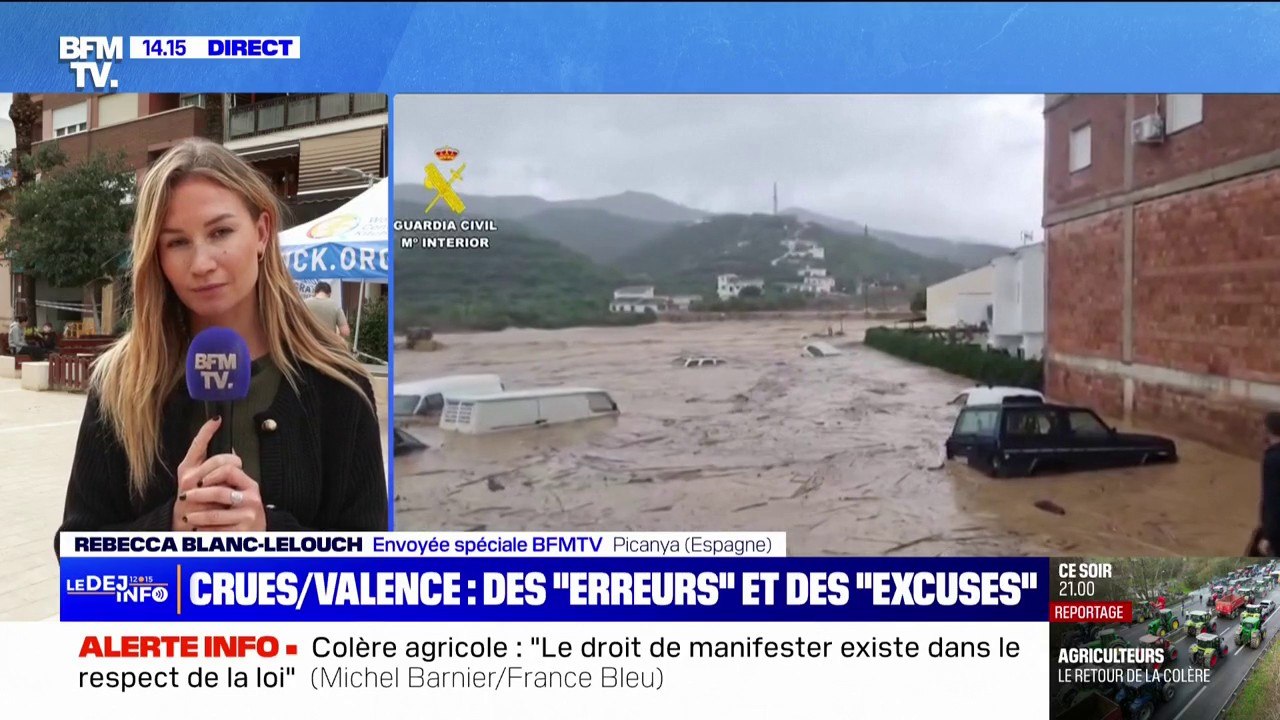 "Il a demandé pardon trop tard": en Espagne, les habitants sinistrés des inondations demandent la démission du président de la région de Valence