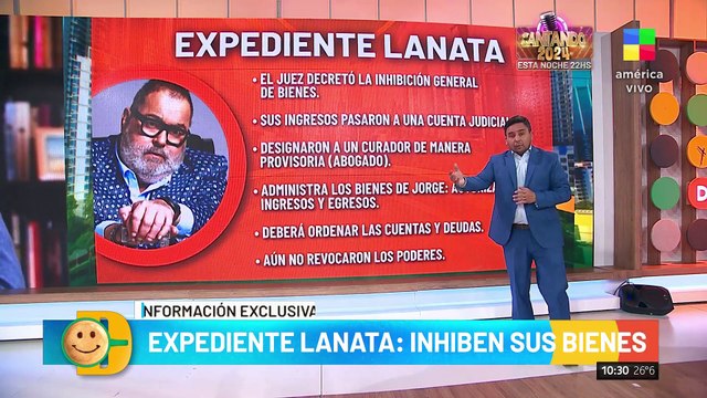 Jorge Lanata: el juez decretó la inhibición general de bienes
