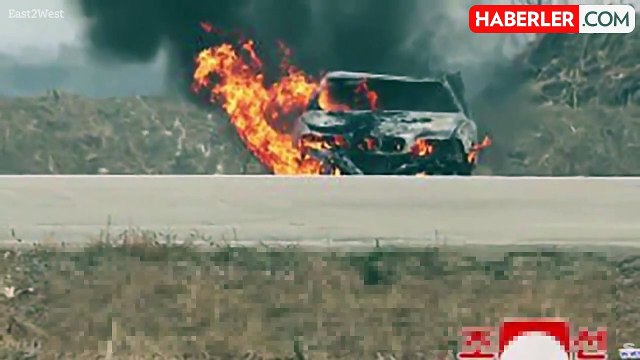 Kim Jong-Un'dan gövde gösterisi: Yeni insansız hava araçlarıyla BMW'yi havaya uçurdu