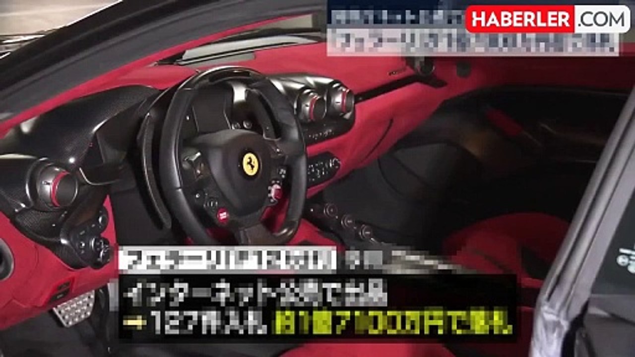 Japonya'da el konulan Ferrari rekor fiyata satıldı