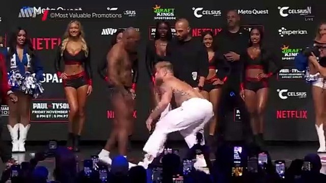 Mike Tyson a giflé Jake Paul avant leur combat