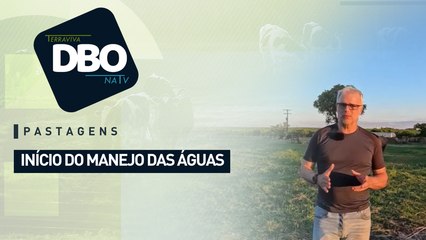 Pastagens: início do manejo das águas