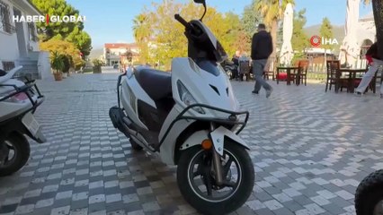 iPhone ile motosikletini takas etti, üzerine de 10 gün bedava kavurma yiyecek