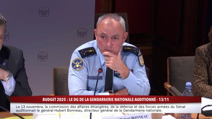100% Sénat - Budget 2025 : audition du directeur général de la gendarmerie nationale