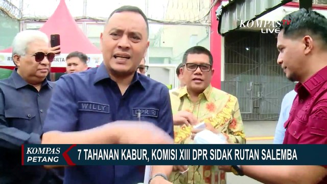 Sidak Rutan Salemba Usai Tahanan Kabur, DPR Pertanyakan Jalur Pelarian yang Janggal