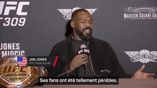 UFC 309 - Jones : “Aspinall est un con****”