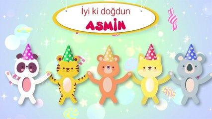İyi ki doğdun ASMİN - İsme Özel Doğum Günü Şarkısı (FULL VERSİYON) (REKLAMSIZ)