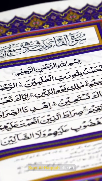 Sure Al Haqqah- einige Fakten