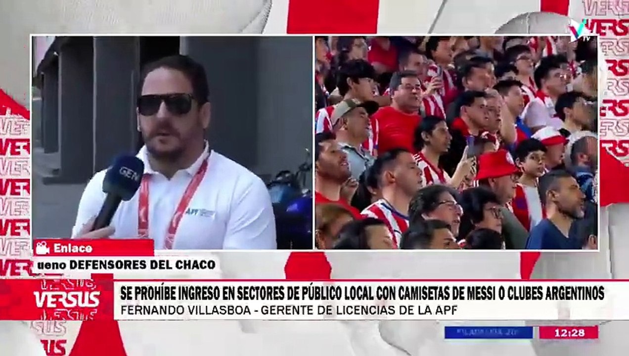 "Queremos teñir el Defensores con colores patrios": La APF aclaró los límites de la prohibición de camisetas no paraguayas en el partido frente a Argentina