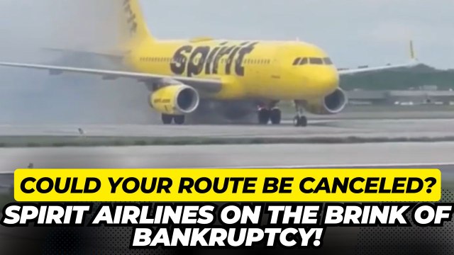 Spirit Airlines on the Brink of Bankruptcy! Could Your Route Be Canceled?