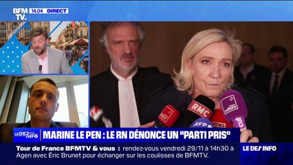 Peine d'inéligibilité requise contre Marine Le Pen: "Ce qu'on demande c'est que les Français puissent voter pour le représentant dont ils souhaitent voir les idées appliquées", souligne Aleksandar Nikolic (porte-parole du RN)