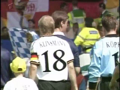 1996 UEFA European Football Championship Russia v Germany 16th JUN 1996 ARD