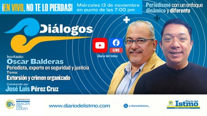 #Diálogos con 🌬 🔹🎙️ Óscar Balderas, Periodista, experto en seguridad y justicia.