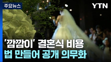 눈 뜨고 코베이는 '깜깜이' 결혼식 비용...가격 공개 추진 / YTN