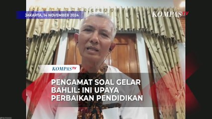 Pengamat Pendidikan Heru Purnomo Soal Gelar Bahlil Lahadalia: Ini Upaya Perbaikan Pendidikan