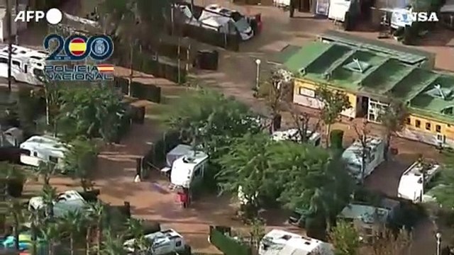 Spagna, immagini aeree delle zone allagate nel sud del Paese