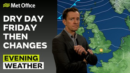 Met Office Evening Weather Forecast 14/11/24 – Dry and cloudy night