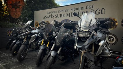 İstanbul’da farklı ilçelerden motosiklet çaldığı belirlenen 5 kişi tutuklandı